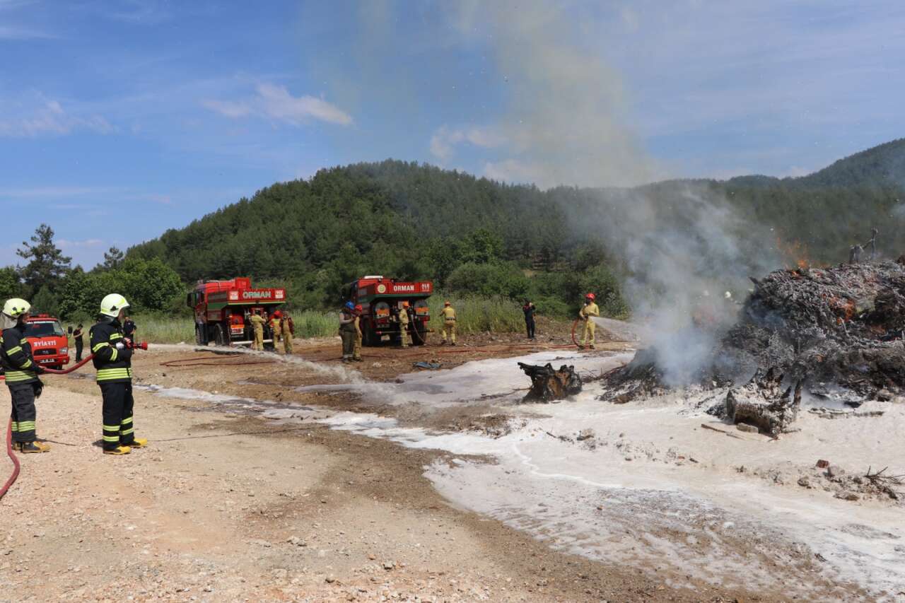 Muğla’da Tüm Kurumların Katılımıyla Kapsamlı Orman Yangını Tatbikatı Gerçekleştirildi 3